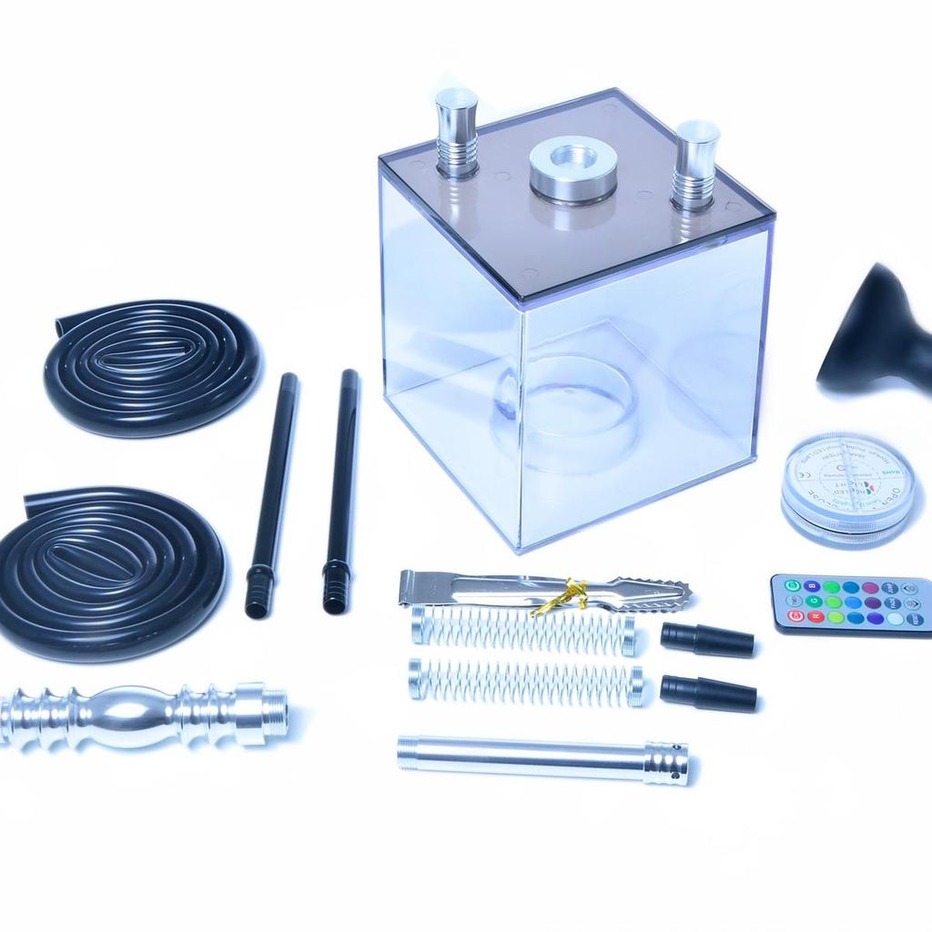 Acrylic Double Shisha Pot - Plastic Hookah Shisha