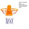 Foldable Basketball Hoop for Kids Adjustable Height Indoor Toy No-Drill Wall-mounted Basketball Hoop for Toddlers Boys Girls