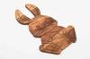 Bunny Shaped Wooden Serving Board, Wood Cutting Board for Kitchen, Wooden Charcuterie Boards, Sitting Bunny Serving Platter for Cheese and Food