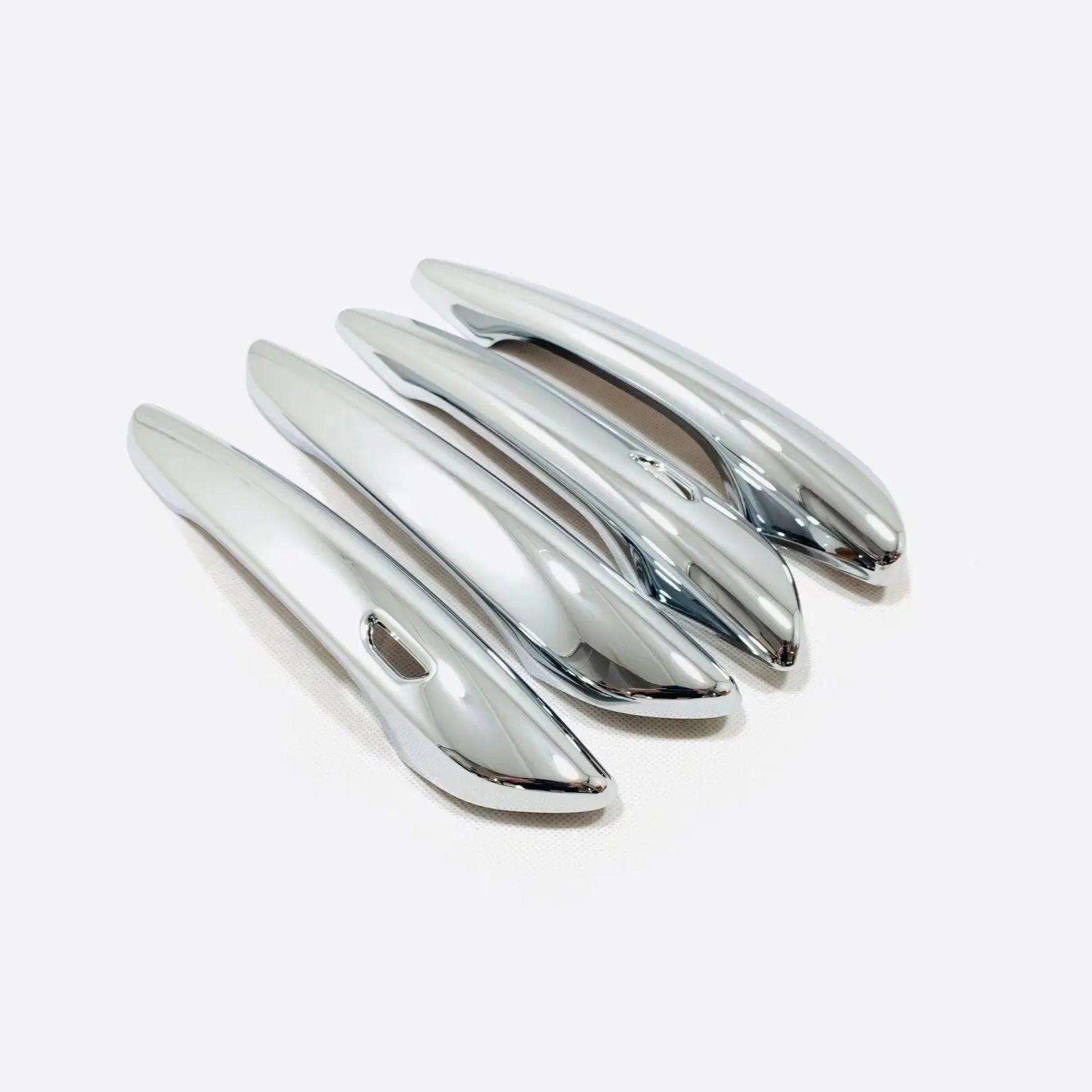 For Mazda 3 CX-30 CX-50 CX-60 2024 ABS Glossy Black Door Handle Cover Trims Sticker Car Styling Accessories Silver 2B
