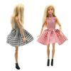 Gonna scozzese alla moda, carina principessa, bambole, vestiti, accessori, puzzle, giocattoli, ragazze, regalo