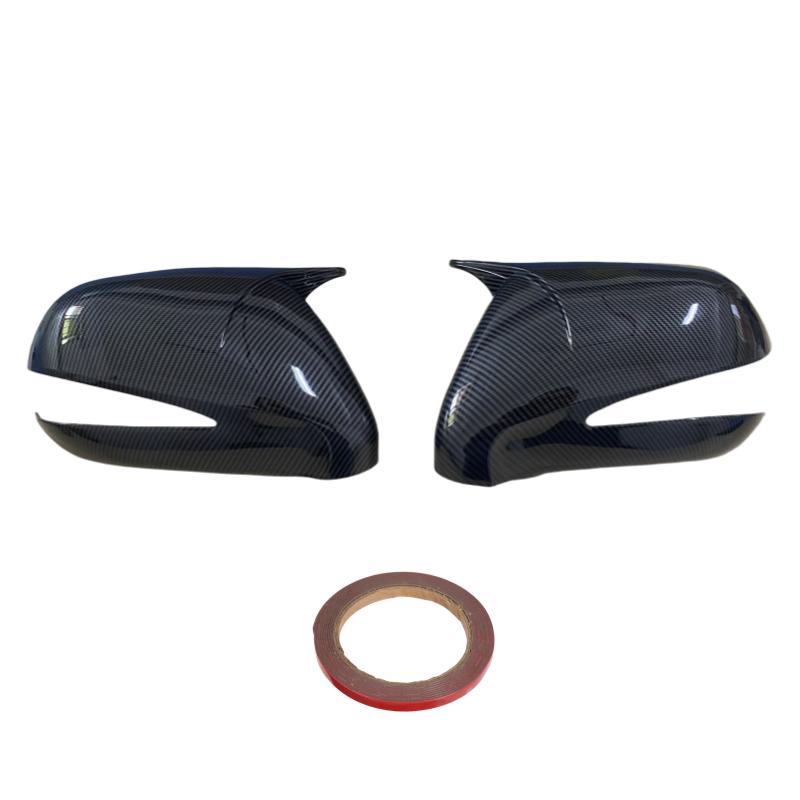 Pair Car Side Rearview Mirror Cover For Lexus IS IS250 IS350 2006-2012 LHD Glossy Black/Carbon Look Wing Mirror Caps Trims US/EU