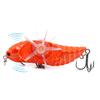 15.5g 7.5cm Cicada Lure Hard Rotating Wheel ABS Insect Fishing Barb Hooks Artificial