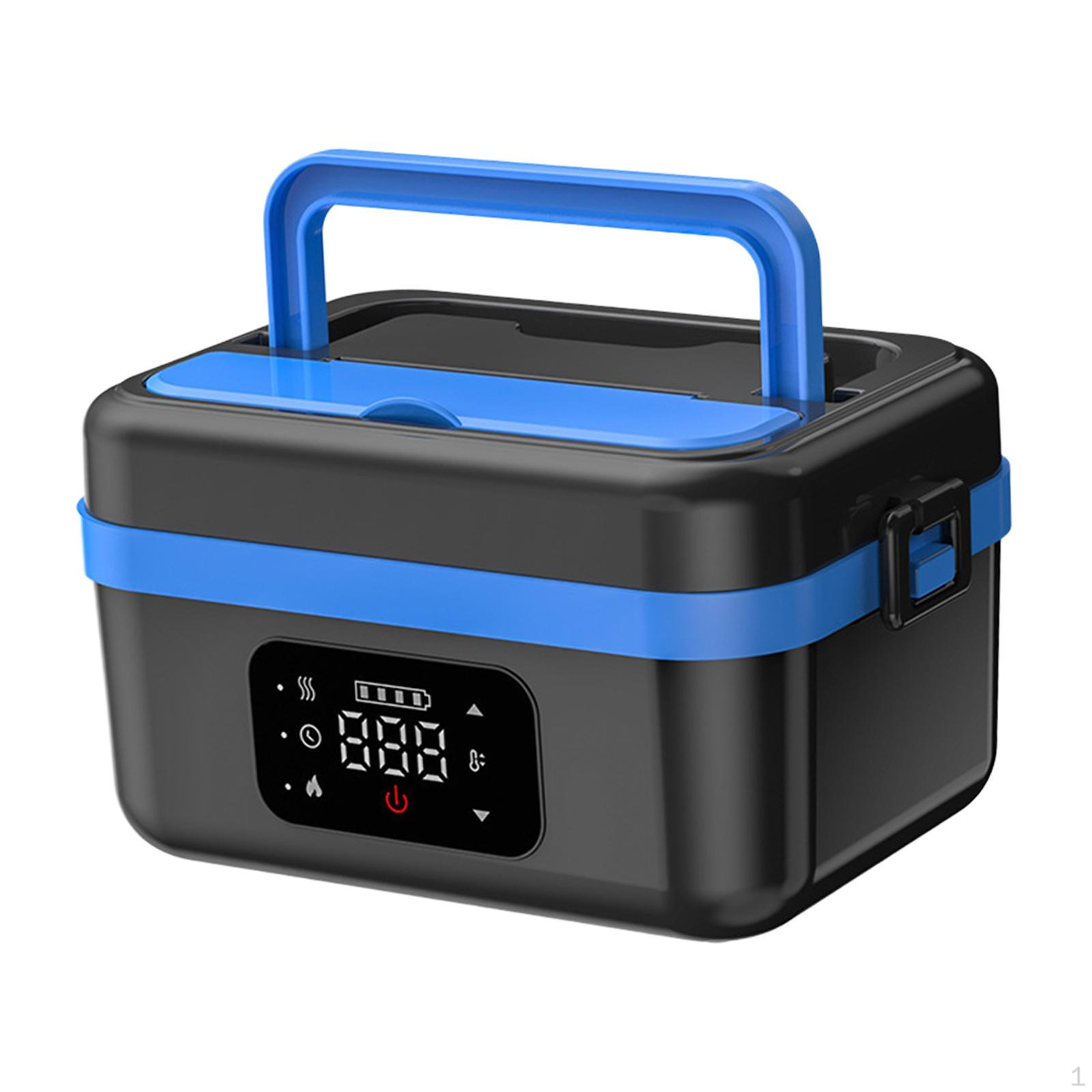 

Electric Lunch Box Heat Preservation Portable for Adults Men Women Teens Black blue
