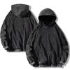 Vintage gewaschen Hoodies Männer Frauen Baumwolle Retro Langarm Harajuku Sweatshirts Mode lose Pullover Hip Hop Streetwear