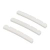 3Pcs Curved Bottom Bass Nut 4 String Slotted Bone Bass Nut Replacement for Fender