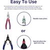 Open Bird Ring Bird Leg Bands Rings Open Bird Leg Rings Aluminum Split Bird Leg Rings Ldentifying Pigeons Training Rings Hibiscus Birds, Parrots,