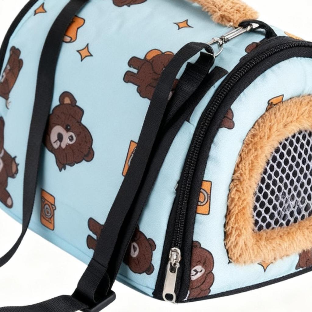 Small Animal Carrier Waterproof Warm Winter Bunny Travel Carrier For Camping Moving Commuting Chinchilla Chameleon Reptile