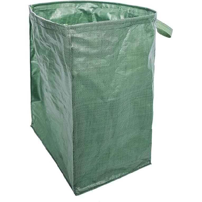 22  x17  x30   Green Large-Capacity Portable Reusable Garden Waste Bags- Heavy Duty Gardening Bags, Lawn Pool Garden Leaf Yard Waste Bags