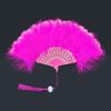 Elegant Feather Fan: Lolita Cheongsam Style for Dance, Wedding, & Photography