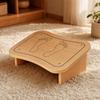 Low Footrest Stool Compact BeneathDesk SpaceSaving Leg Rest for Office, Lounge Seat,