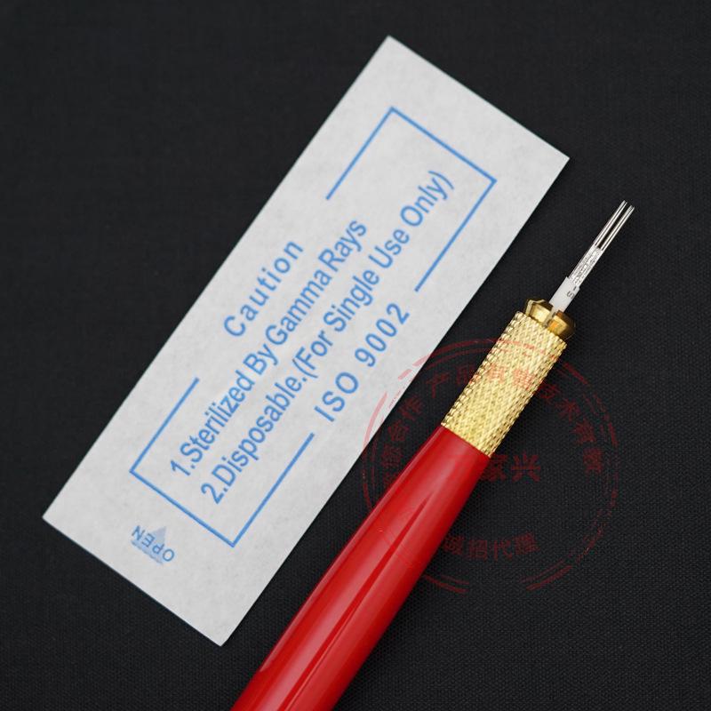 Microblading Plum Blossom Eyebrow Tattoo Needles - Manual Shading & Dotting Blades.