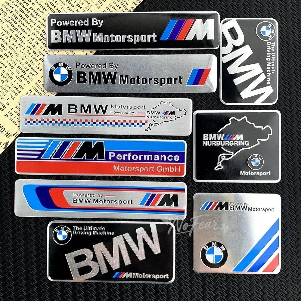 JKGN2 BMW M Car Badge Sticker for E46 E90 E60 F30 G20 X1 X2 X3 X4 X5 X6 X7 I3 I4 I5 I7 M2 G30 Trunk Body Decoration Decal Modification