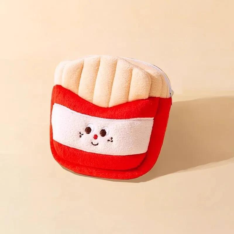 Pet Adorable Burger and French Fries Backpack Towing Rope Cat Vest Dog Chest Strap Designed for Walking Dog Rope Supplies