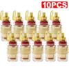 Banana Plug Connector Audio Jack Socket 4mm Binding Post For Amplifier Speaker Terminal Board Gold Plated Consumer ElectronicsGood product