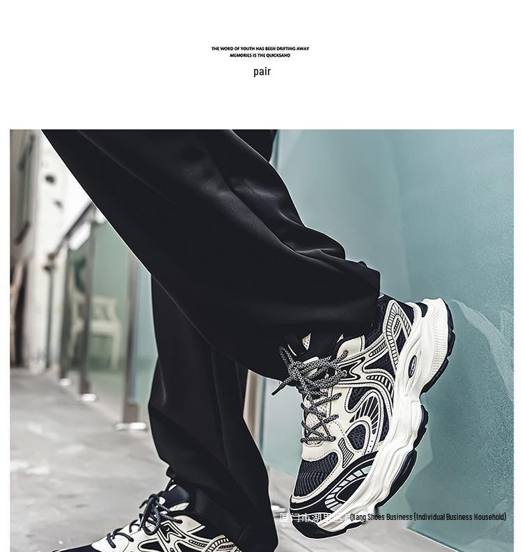 Putian Men's Autumn Mesh Breathable Non-Slip Casual High-End Dad Shoes