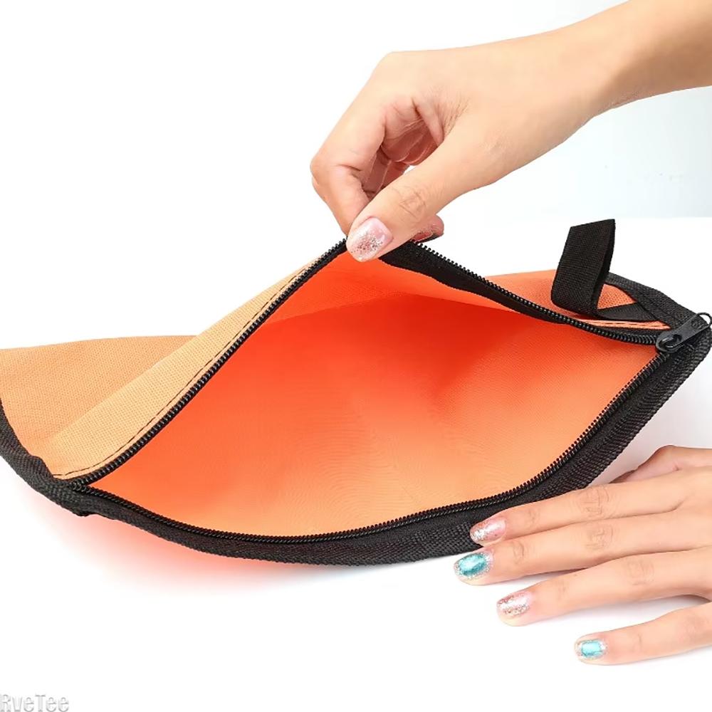 6pcs Large Capacity Multi-function Tool Bags Zipper Oxford Canvas Waterproof Storage Bag Portable Hardware Toolkits Organizer