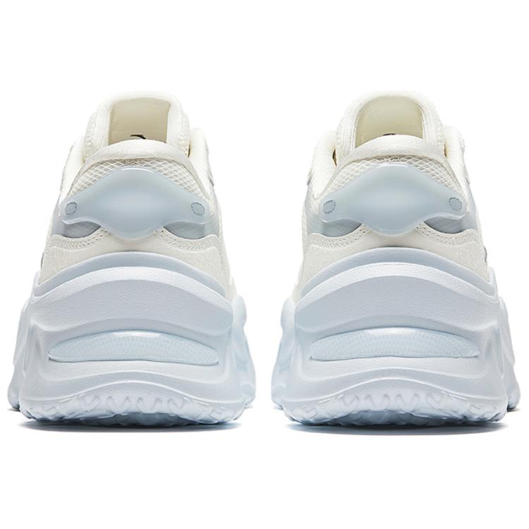 New Anta Life Collection Anti-Slip Wear-Resistant Low-Top Chunky Sneakers Women's Ivory White 922438810-4