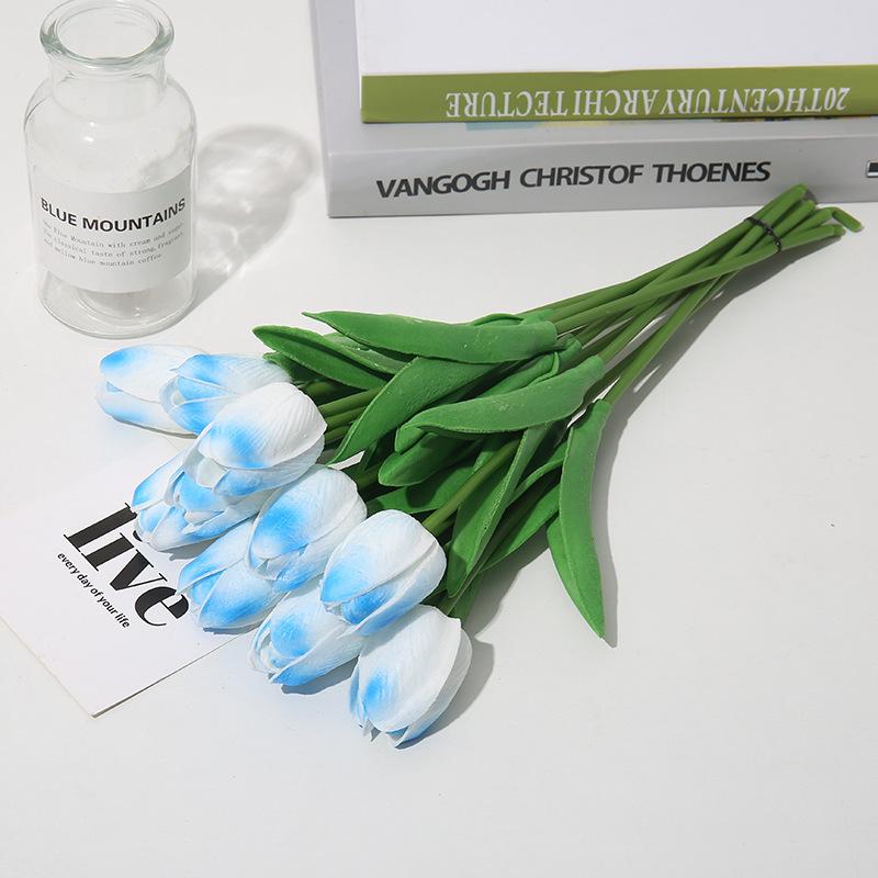 

1 шт. 34 см ПУ Тюльпан Штучна Квітка Реалістична Штучний Букет Фальшива Квітка для Весільної Декорації Квіти Декор для Дому Саду