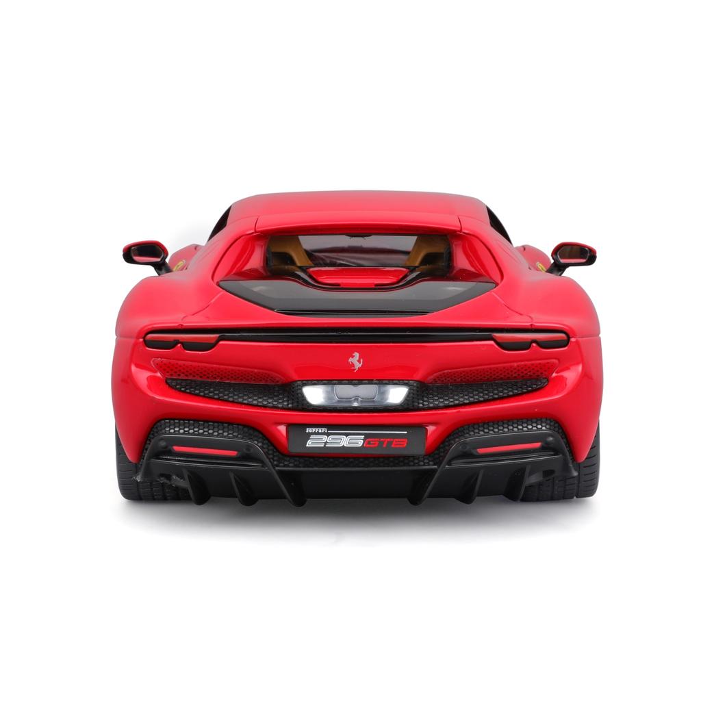 Bburago Ferrari 296 GTB Hybrid 830HP V6 2021 Red Mini Car Diecast Car Finished Product 1/18 18-16018