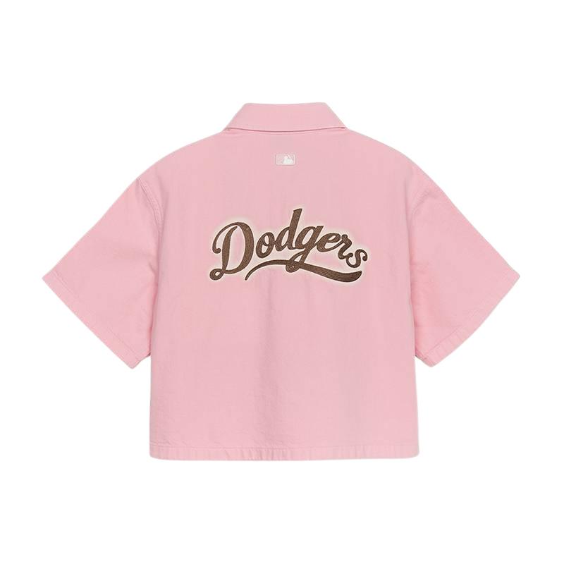 MLB Los Angeles Dodgers Classic Fashion Versatile Exquisite Letter Short Sleeve Shirt Women tops 3FDRV0253-07PKS