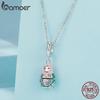 BAMOER Solid 925 Silver Matryoshka Doll Charm Bead fit Original Bracelet & Necklaces Jewelry DIY bamoer Charm SCC2901