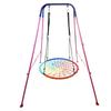80cm Round Rainbow Bird Nest Swing