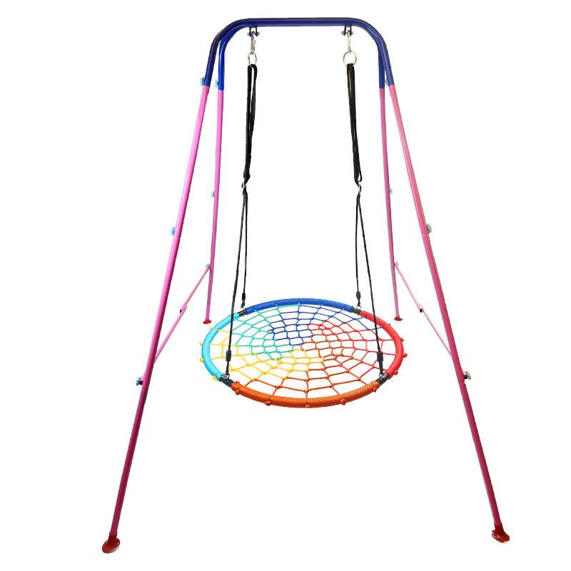 80cm Round Rainbow Bird Nest Swing