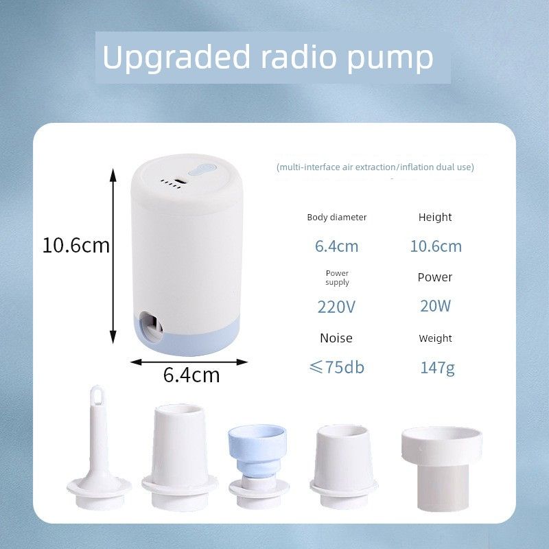 Jiajiale Vacuum Compression Bag Vacuum Storage Bag Electric Vacuum Pump High-Power Plug-In New Model