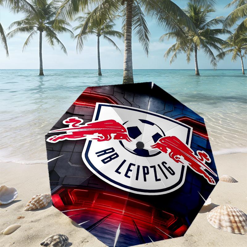 RB Leipzig Print Umbrella Automatic Opening/ Closing - Portable Foldable Design - Daily use for Travel/Outdoor - Gift for Birthday