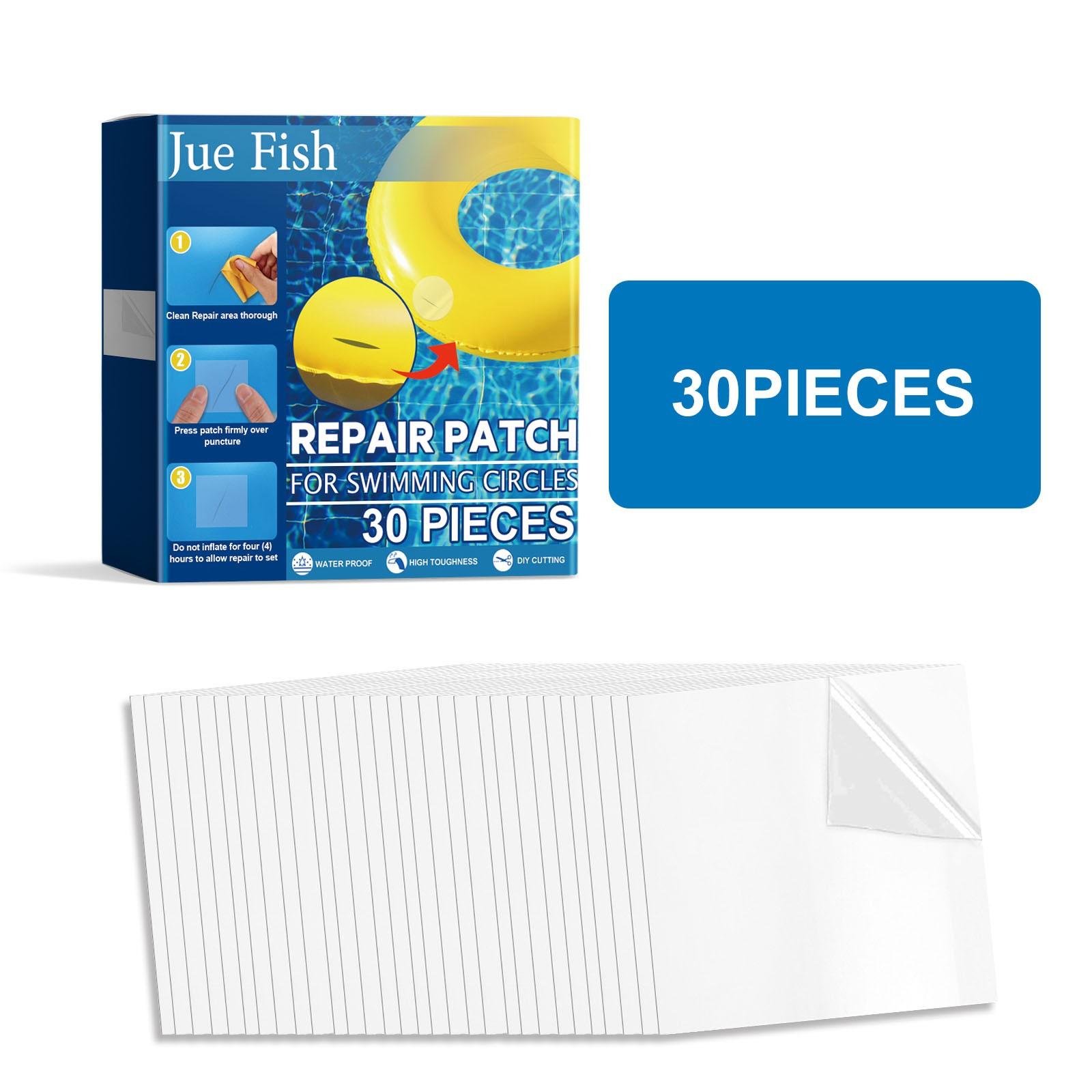 

30pcs Self Adhesive PVC Patch Quick Fix Tape Swimming Ring Patches A