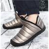Winter Cotton Ankle Boots Men Outdoor Couple Non-slip Casual Plush Warm Women Snow Boots