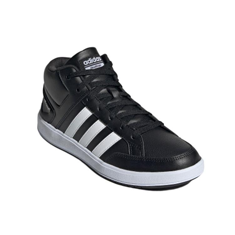 Adidas Neo All Court Mid Comfortable Mid top Skateboard Shoes Unisex Black White (Unisex) Skateboard Shoes H02981
