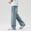 New Spring and Summer Jeans Men's Loose Straight High Street Wide-leg Retro Trendy Men