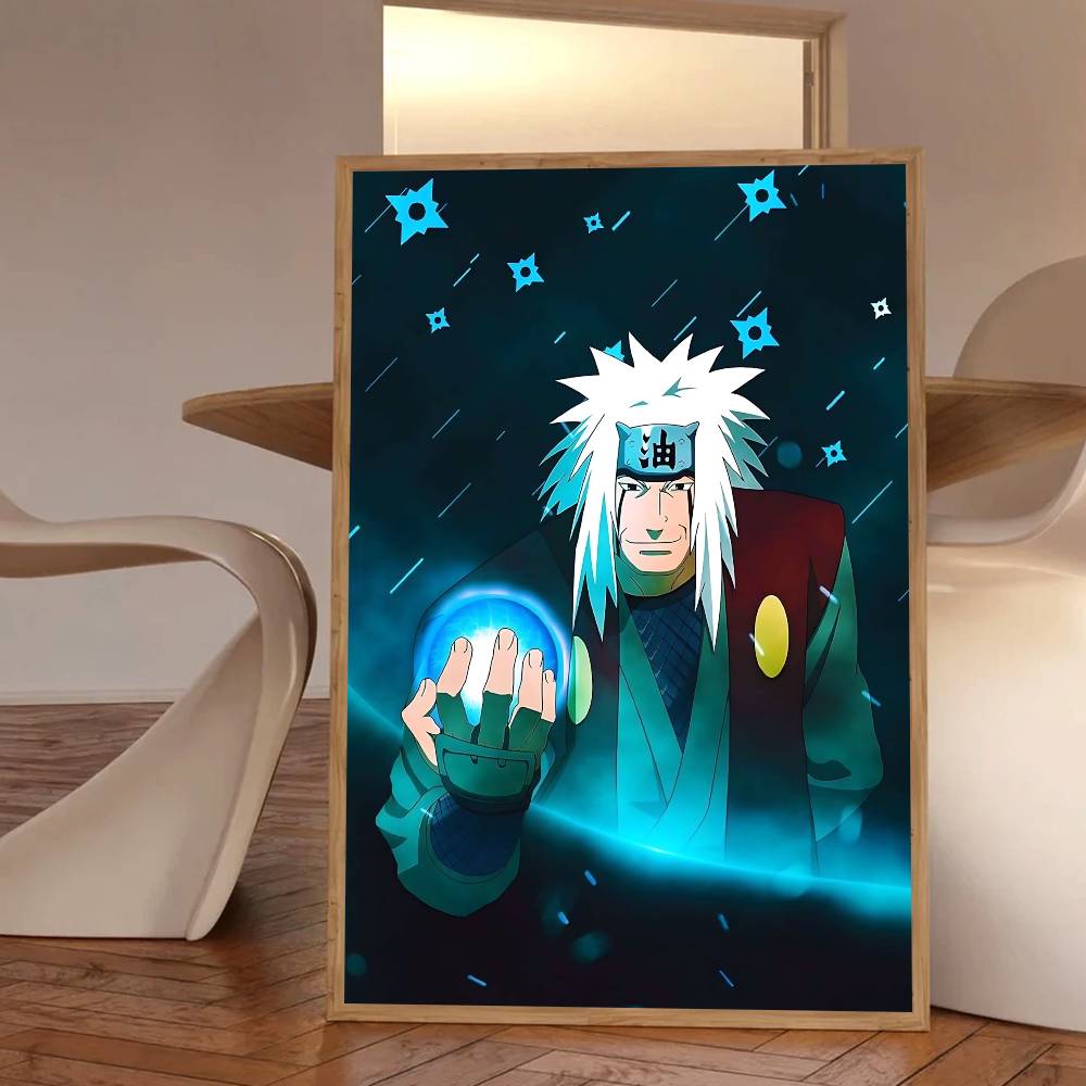 Anime Characters Cool Jiraiya Manga Posters HD Print Vintage Wall Art Decor for Home Study Room
