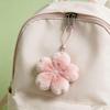 2026  Cherry Blossom Series Plush Doll Pendant Kawaii Pink Flower Car Keychain Gift For Cute Girlfriend Bag Decoration