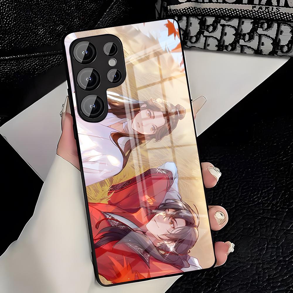 Tian Guan Ci Fu Phone Case For Samsung A25 A13 A33 5G A54 A36 A35 A56 A52 A14 Shockproof Glass Cover