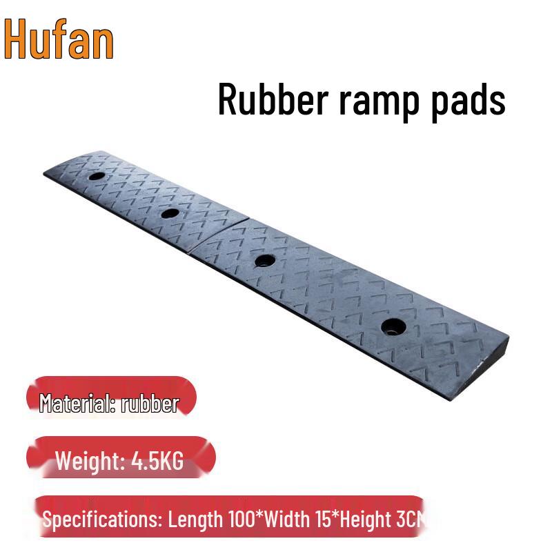 Hufan Anti-Slip Rubber Curb and Threshold Ramp Mat