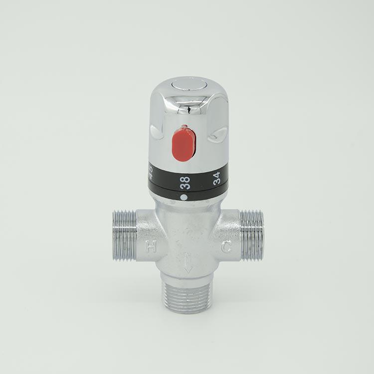 Thermostatic Solar Water Heater Valve: Cold/Hot Shower Mixer & Faucet