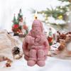3D Santa Claus Mold Silicone Candle Mold Decorative Mould For Making Home Ornaments Plaster Moulds For Art Craft Casting Molds