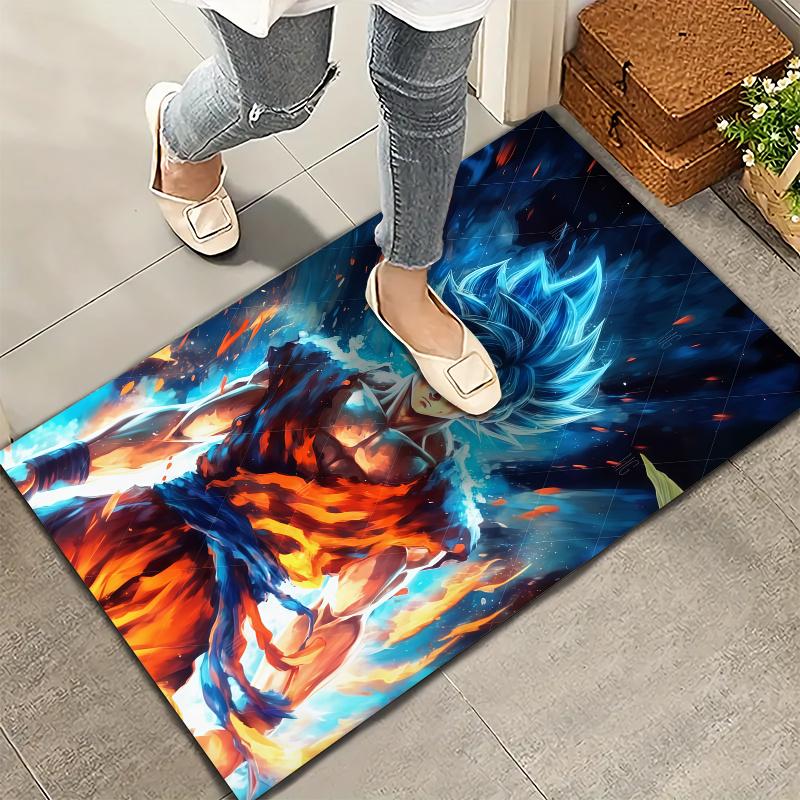 Tappeto Dragon Ball Z per Soggiorno Camera da Letto Casa Decorazione Divano Tappetino Antiscivolo per Gioco Bambini