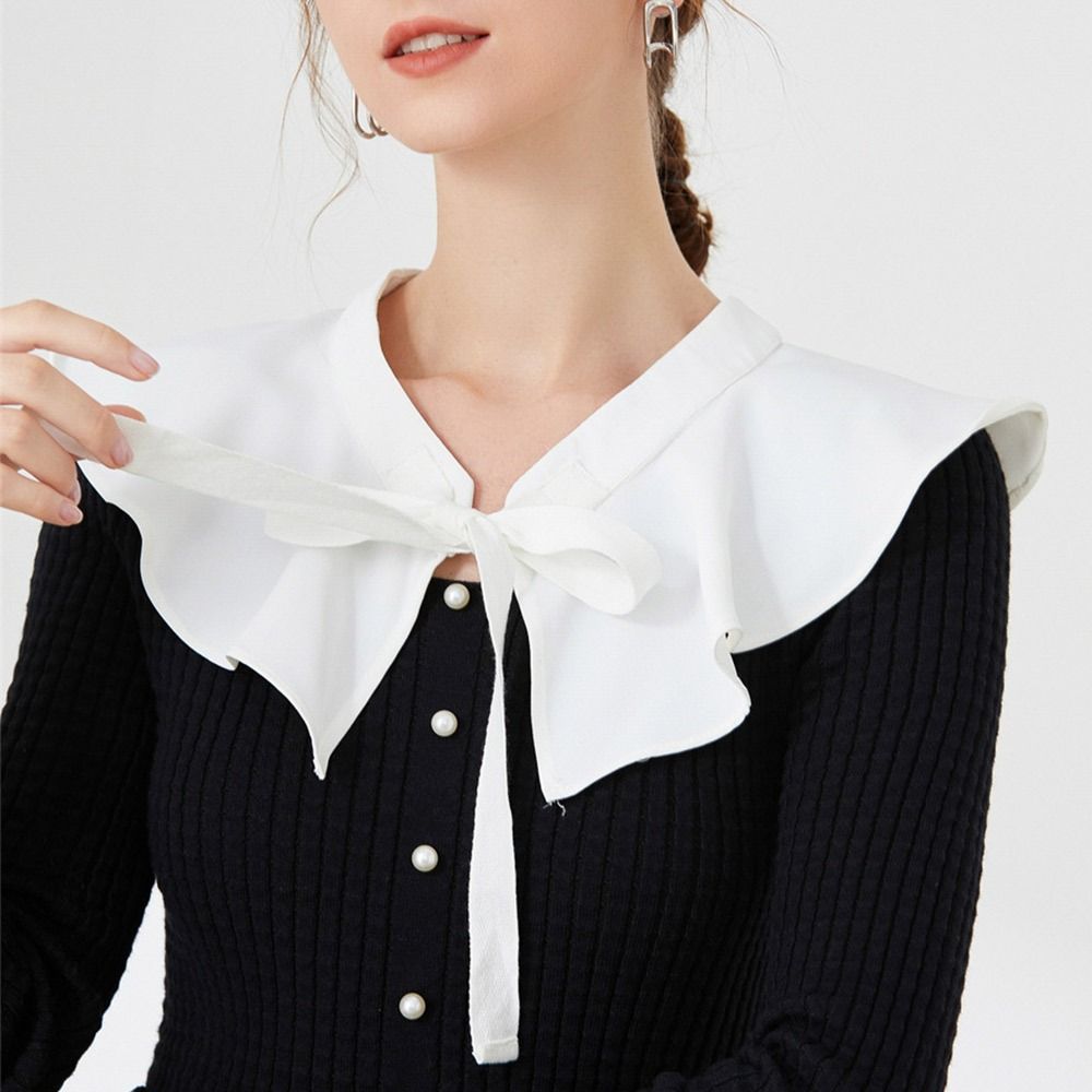 Vintage Detachable Classic Cotton Shirt Fake Collar Blouse False Collar Lapel Clothes Accessories