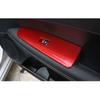 4pcs Gloss Red Interior Door Handle Bowl Cover Trim For Kia Forte K3 2019-2023