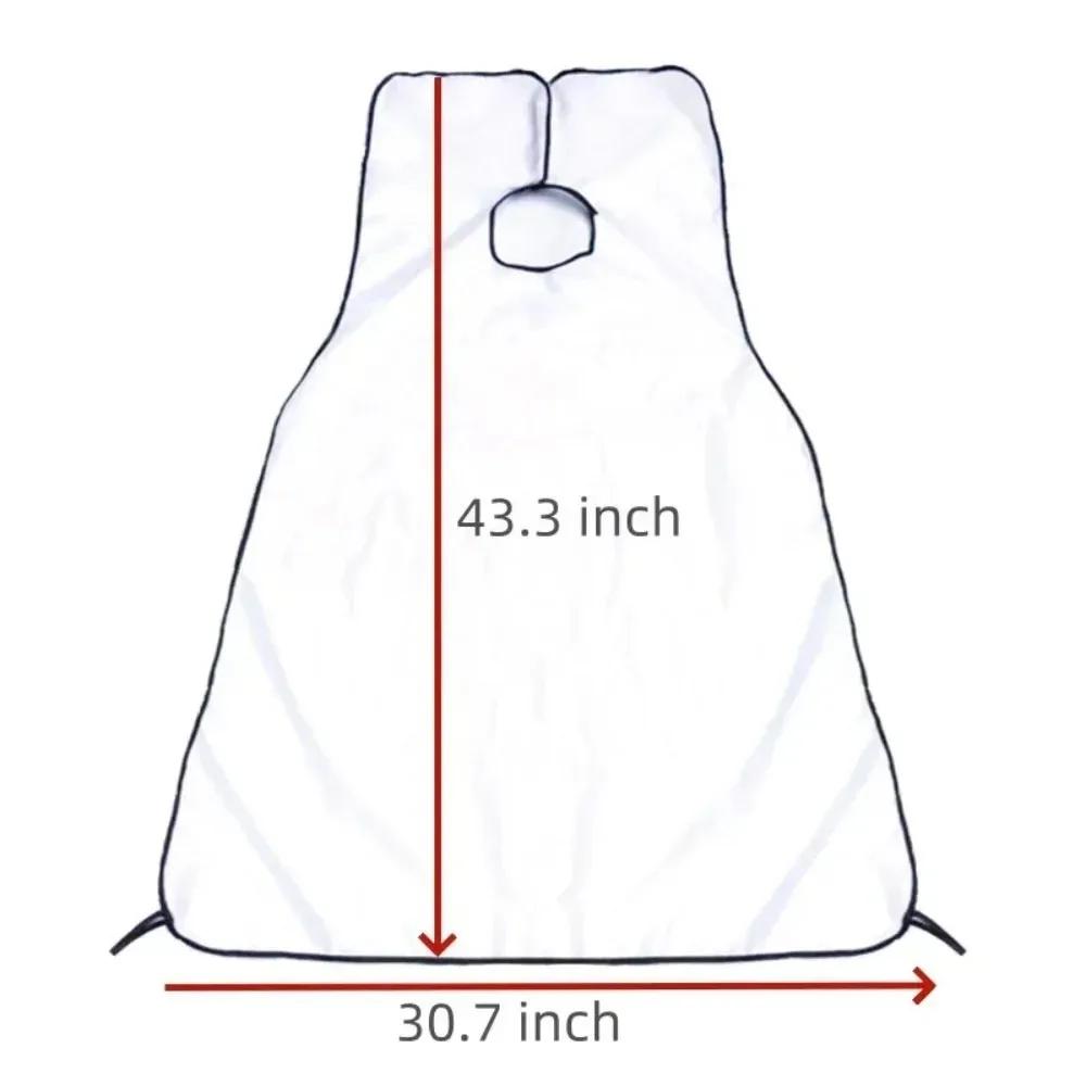 Floral Beard Catcher Cape Bib with Suction Cup Mirror Waterproof Hair Shave Apron Clean Care Dual Suction for Beard Grooming
