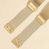 Gold Tight Waistband Wide Buttoning Belt High Quality Waist Belt  for Women