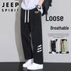 JEEP SPIRIT Men's Ice Silk Straight-Leg Casual Pants