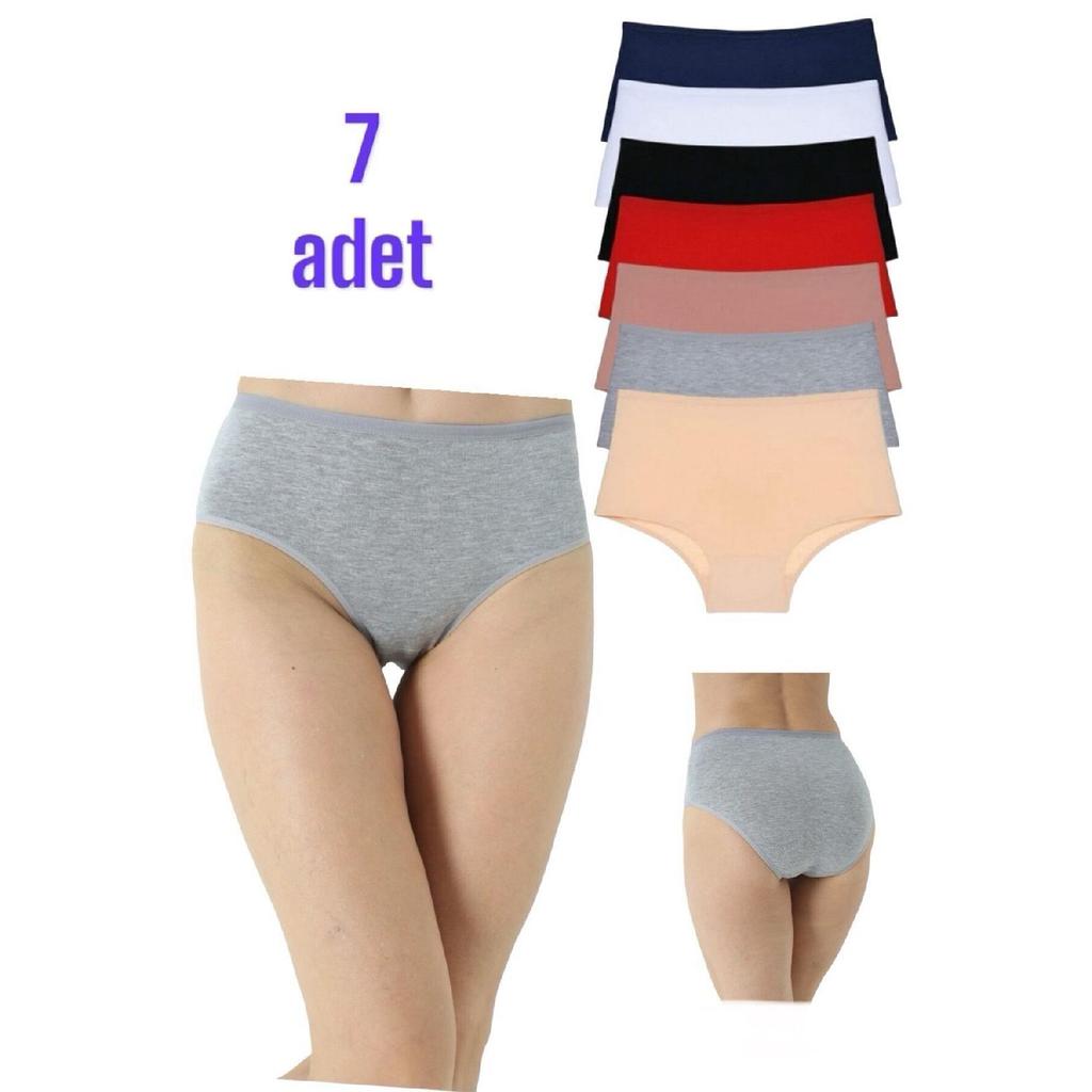 Chiloți de damă cu talie înaltă, 7 piese