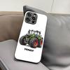 Fendt Handyhülle für iPhone 16 15 14 12 11 13 Pro Max Mini 8 X Xr Xs Puls Schwarze Glasabdeckung
