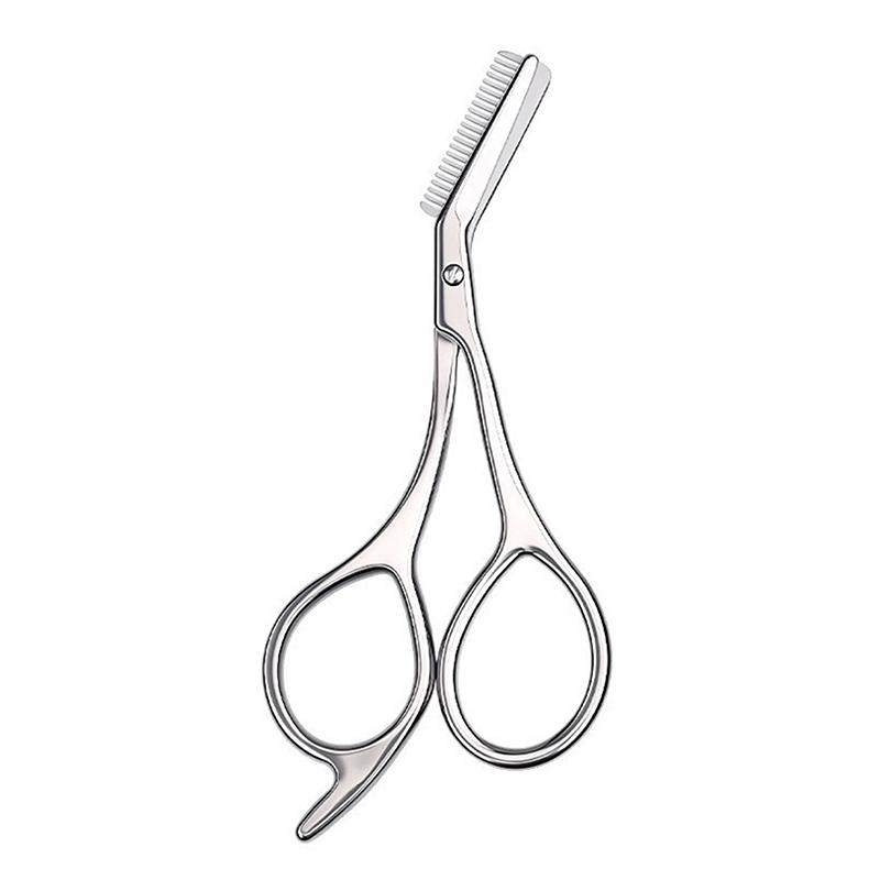 Edelstahl Augenbrauen Trimmer Schere Präzisions Pflege Werkzeug für Männer & Frauen Müheloses Messer Haarentfernung Rasierer Werkzeug