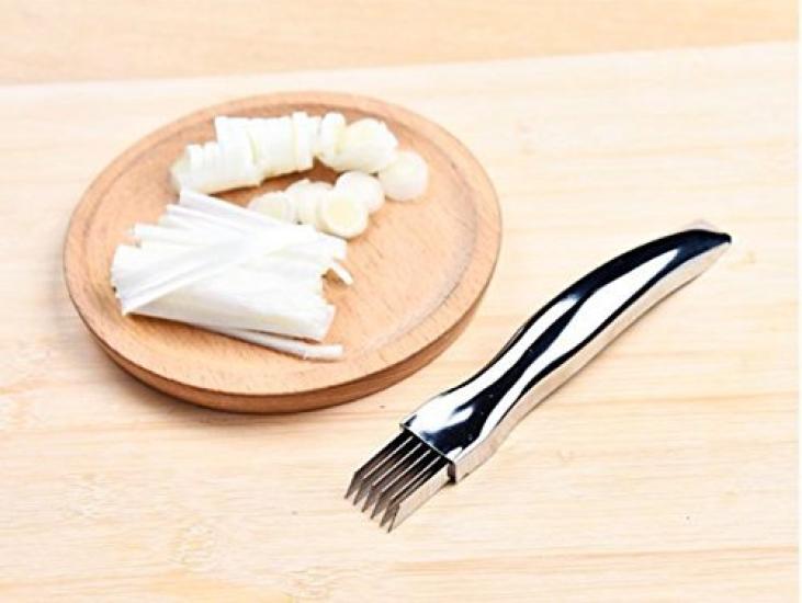 HJ Green Onion Green Onion Stainless Steel Cutter, Sassa,